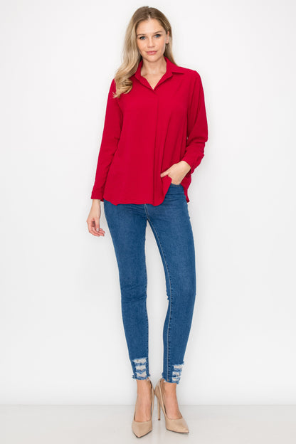 Wanda Woven Crepe Top