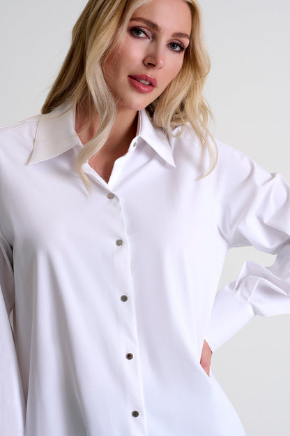 Long-Sleeve Lycra Shirt - 52455-82-000 02 / 000 White / 75% POLYAMIDE, 25% ELASTANE