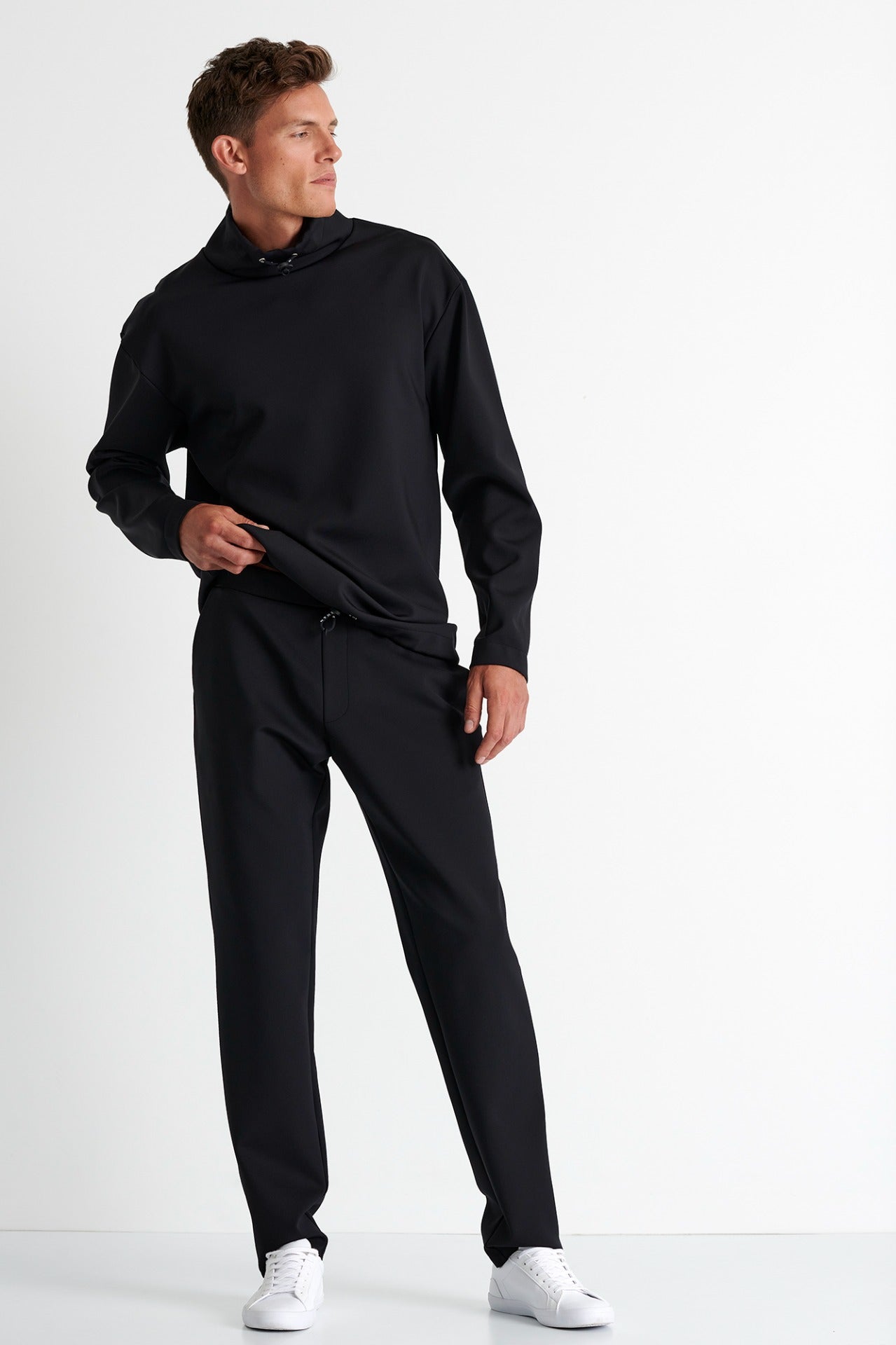 Modern Comfortable 3D Jersey Pants - 62267-44-800 S / 800 Black / 75% POLYAMIDE, 25% ELASTANE