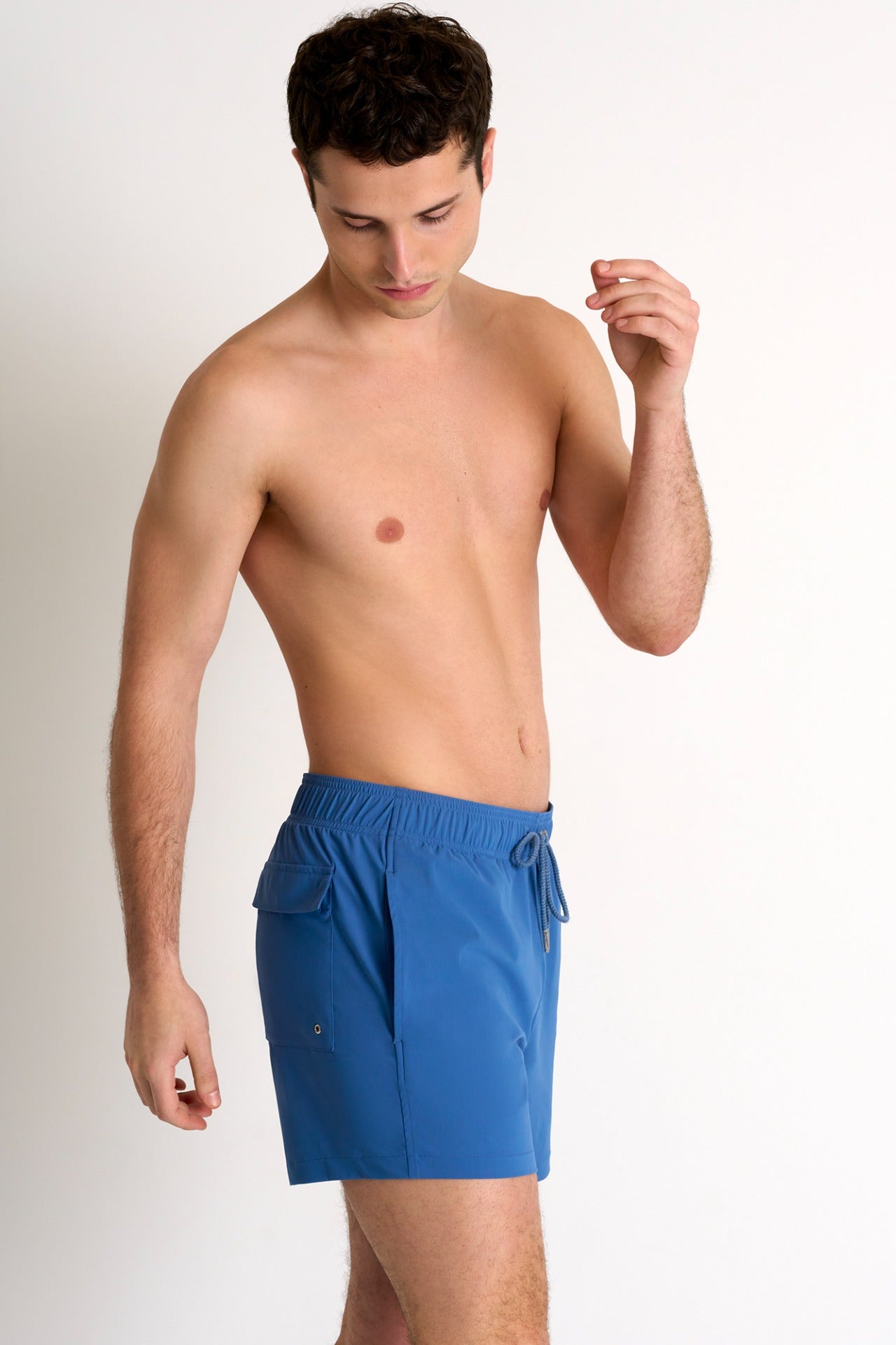 Classic Fit, Stretch And Quick Dry Swim Trunks - 62445-30-510