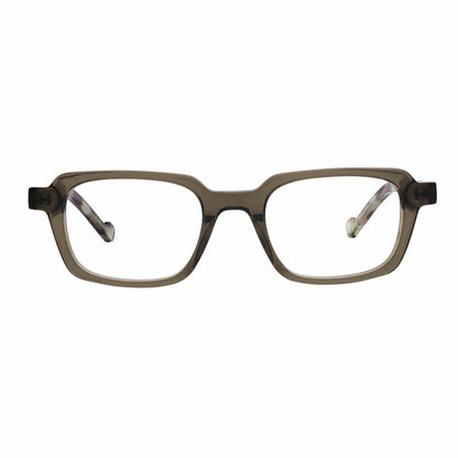 blue light computer glasses translucent khaki