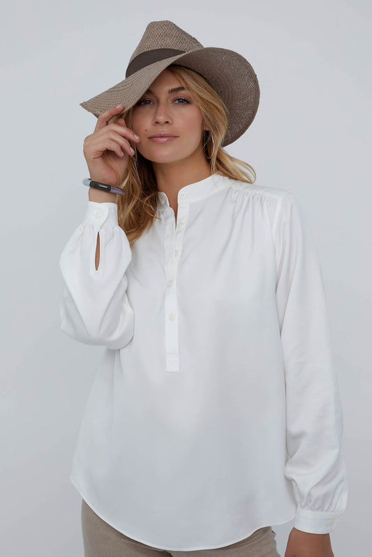 Boho Shirt: Tuberose