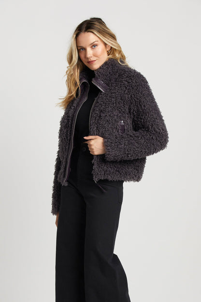 Carrie Short Mongolian Faux Fur Coat