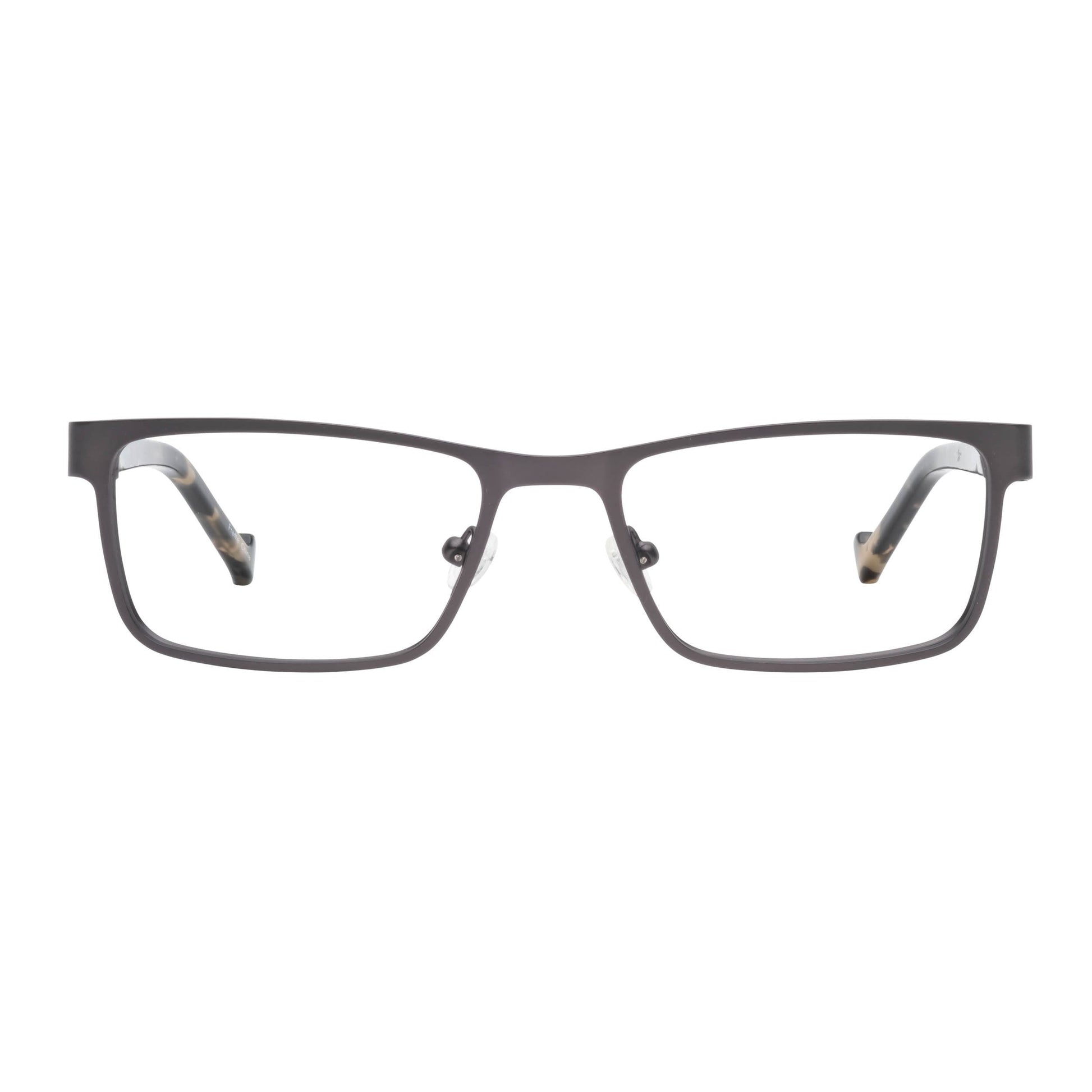 Best Blue Light Glasses for Men - Gray Metal Front-Tortoise Temples