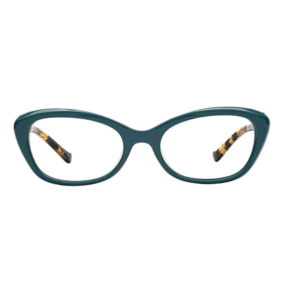 Quality Readers for Women - teal light tortoise 