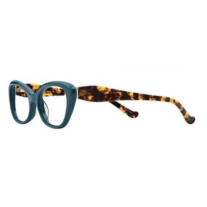 Quality Readers for Women - teal light tortoise