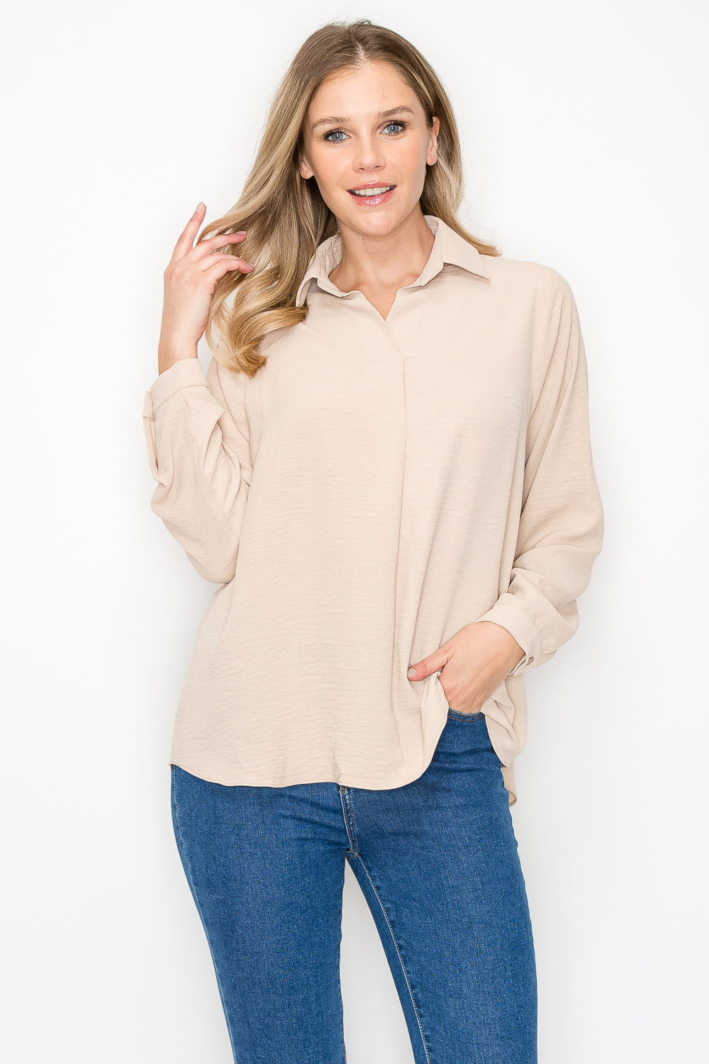 Wanda Woven Crepe Top