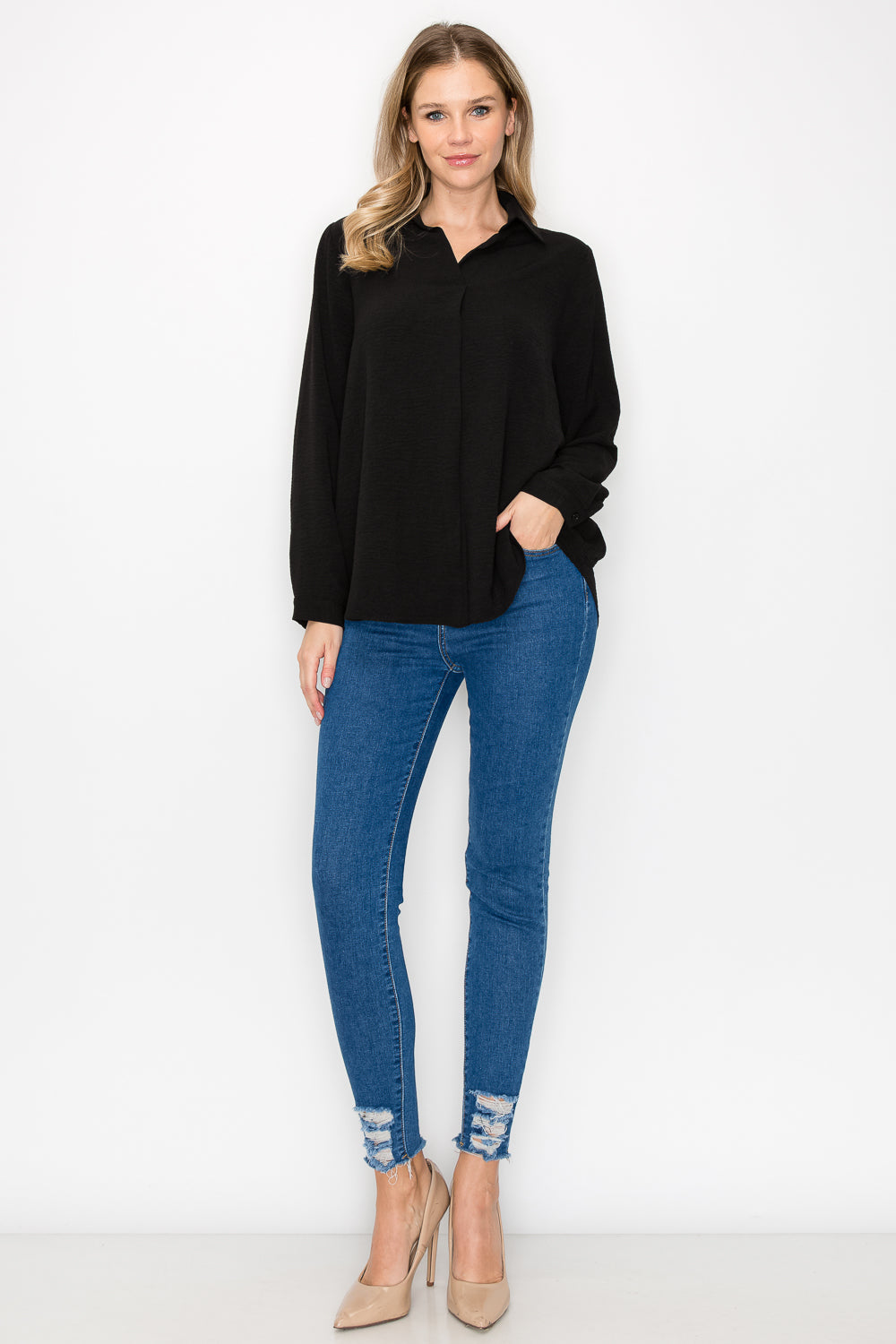 Wanda Woven Crepe Top