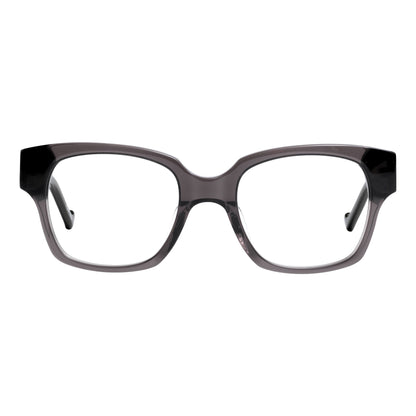 Reading Glasses for Women Transparent Gray + Khaki Temples | Renee's Readers