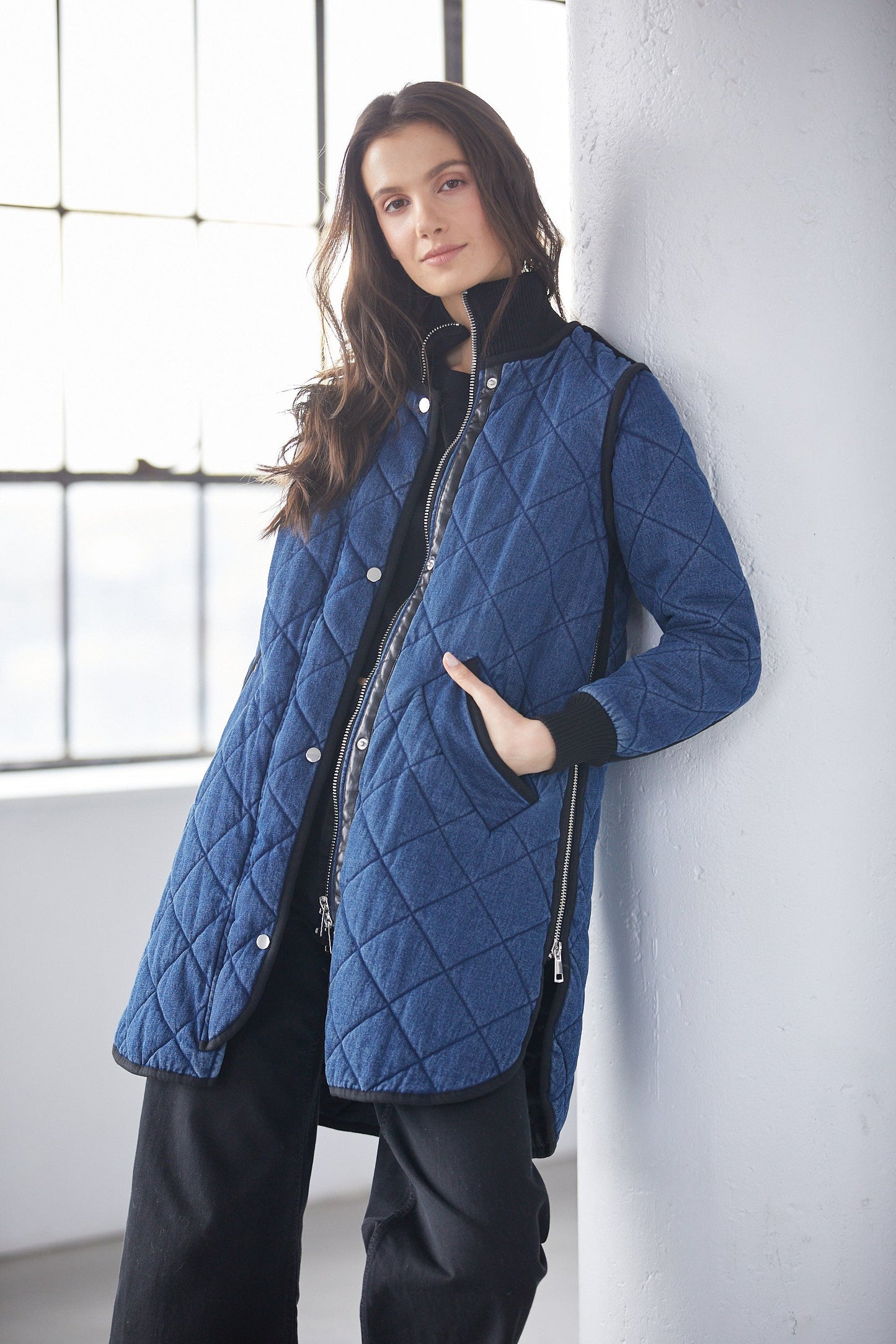 Libby Quilted Full Zip Coat