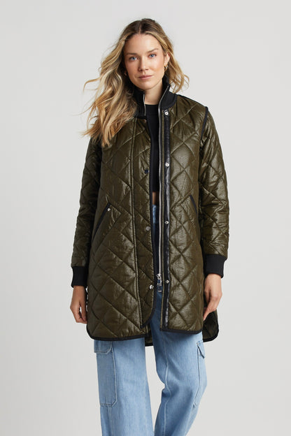 Libby Quilted Full Zip Coat