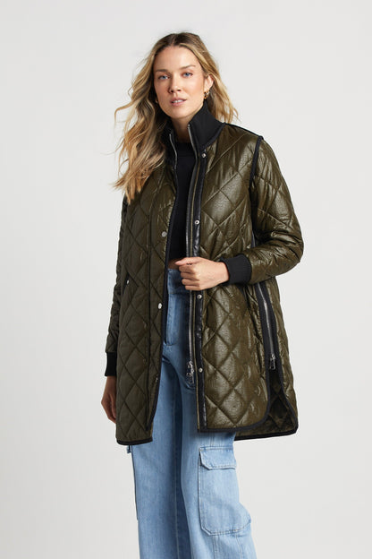 Libby Quilted Full Zip Coat