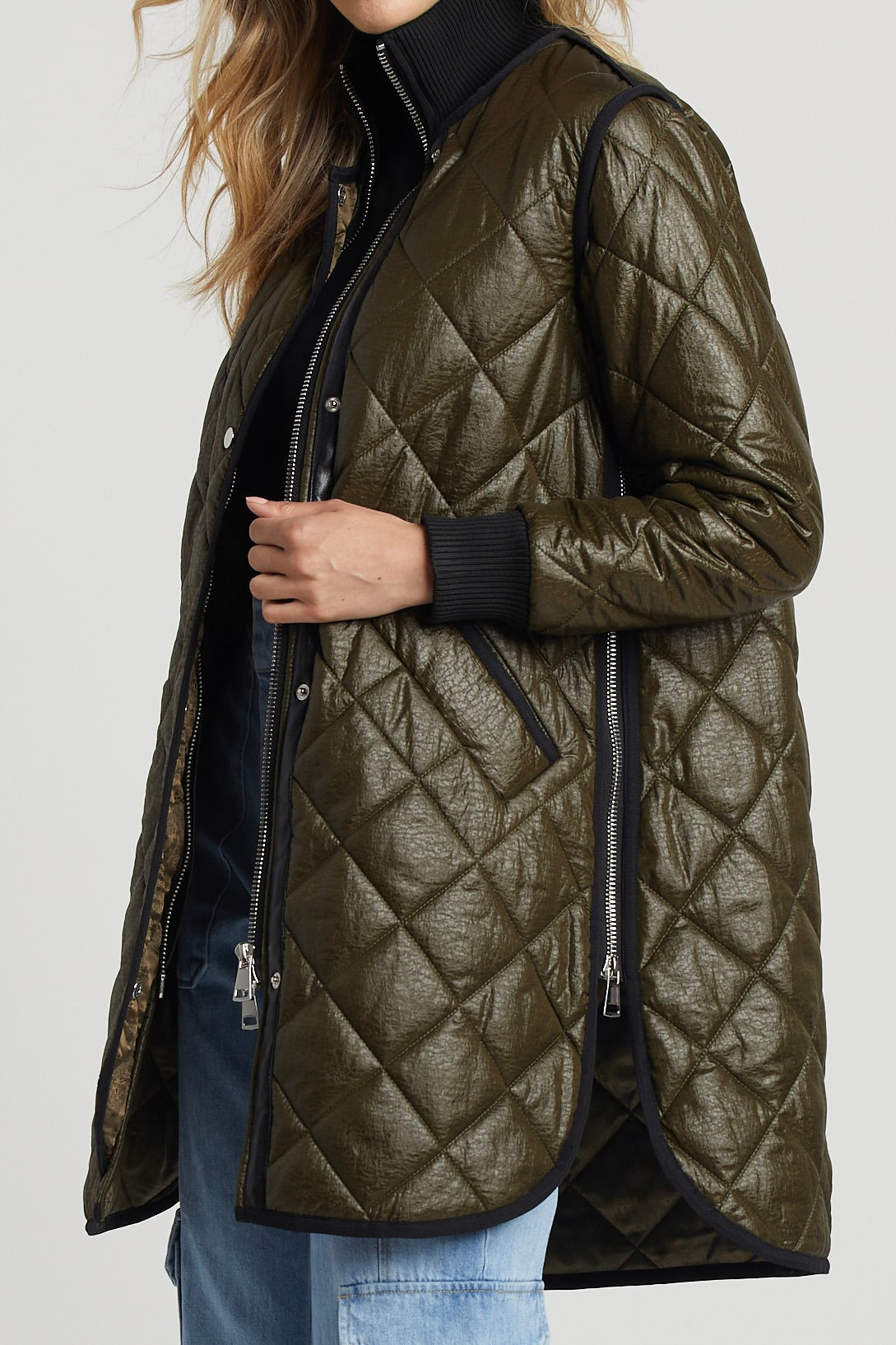 Libby Quilted Full Zip Coat