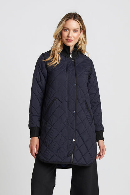 Libby Quilted Full Zip Coat