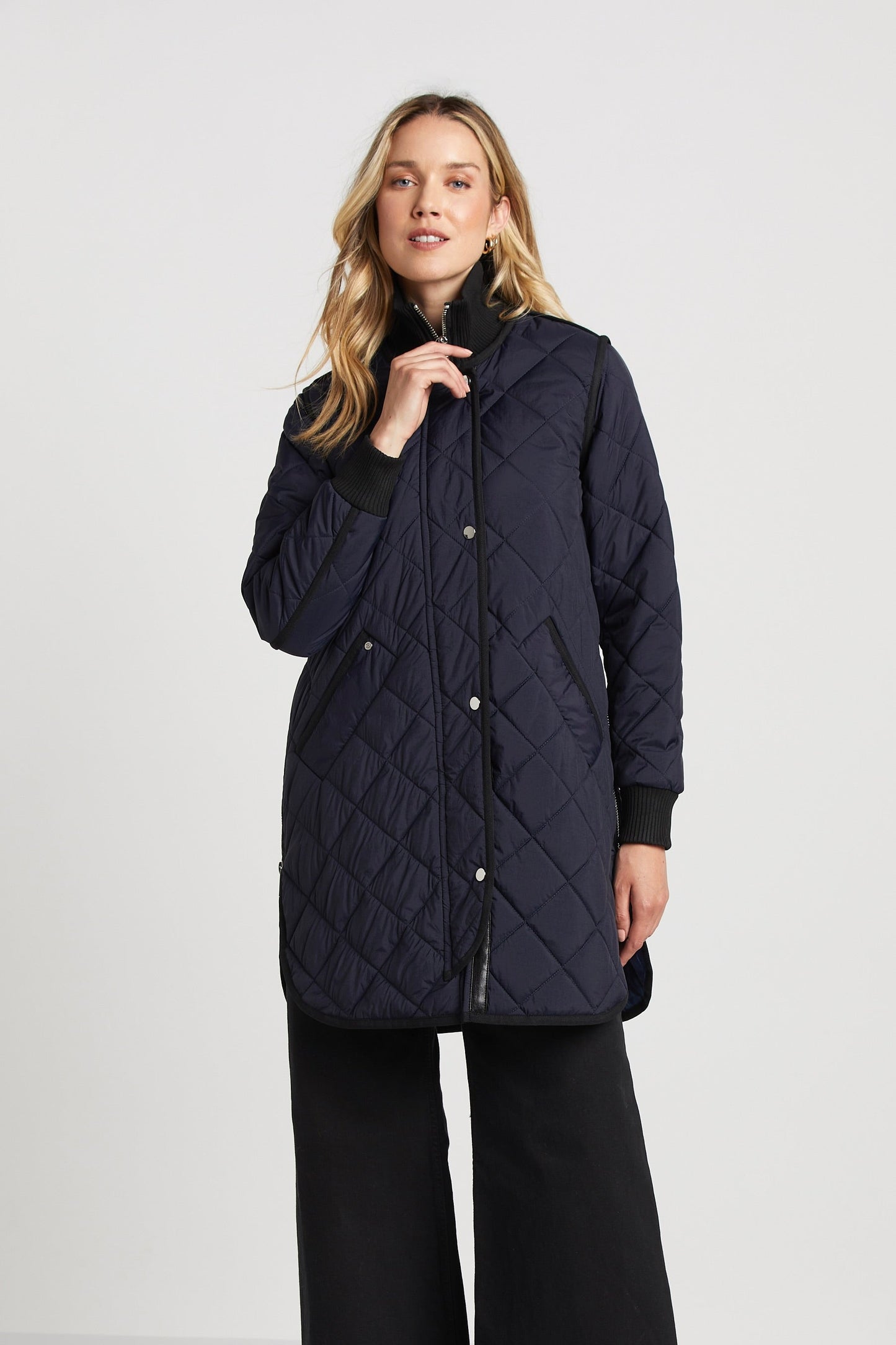 Libby Quilted Full Zip Coat