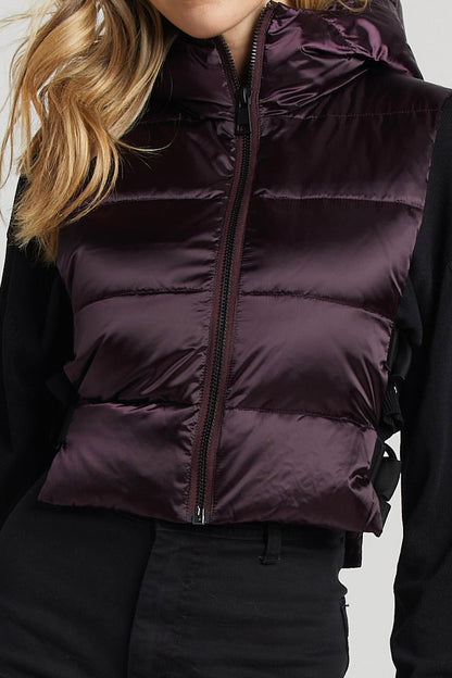 Lola Quilted Full Zip Gilet W/ Adjustable Side Buckles