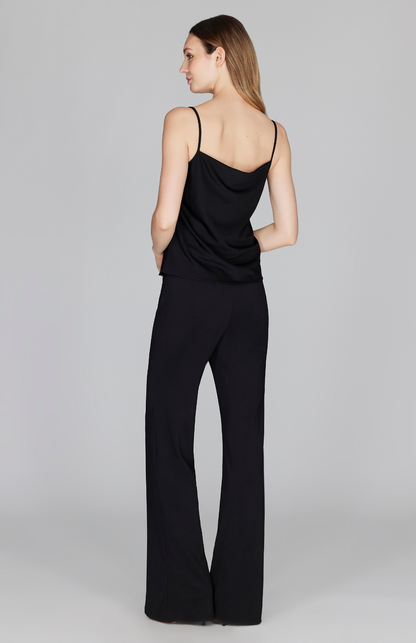 Matte Jersey Straight Pant W/ Back Elastic