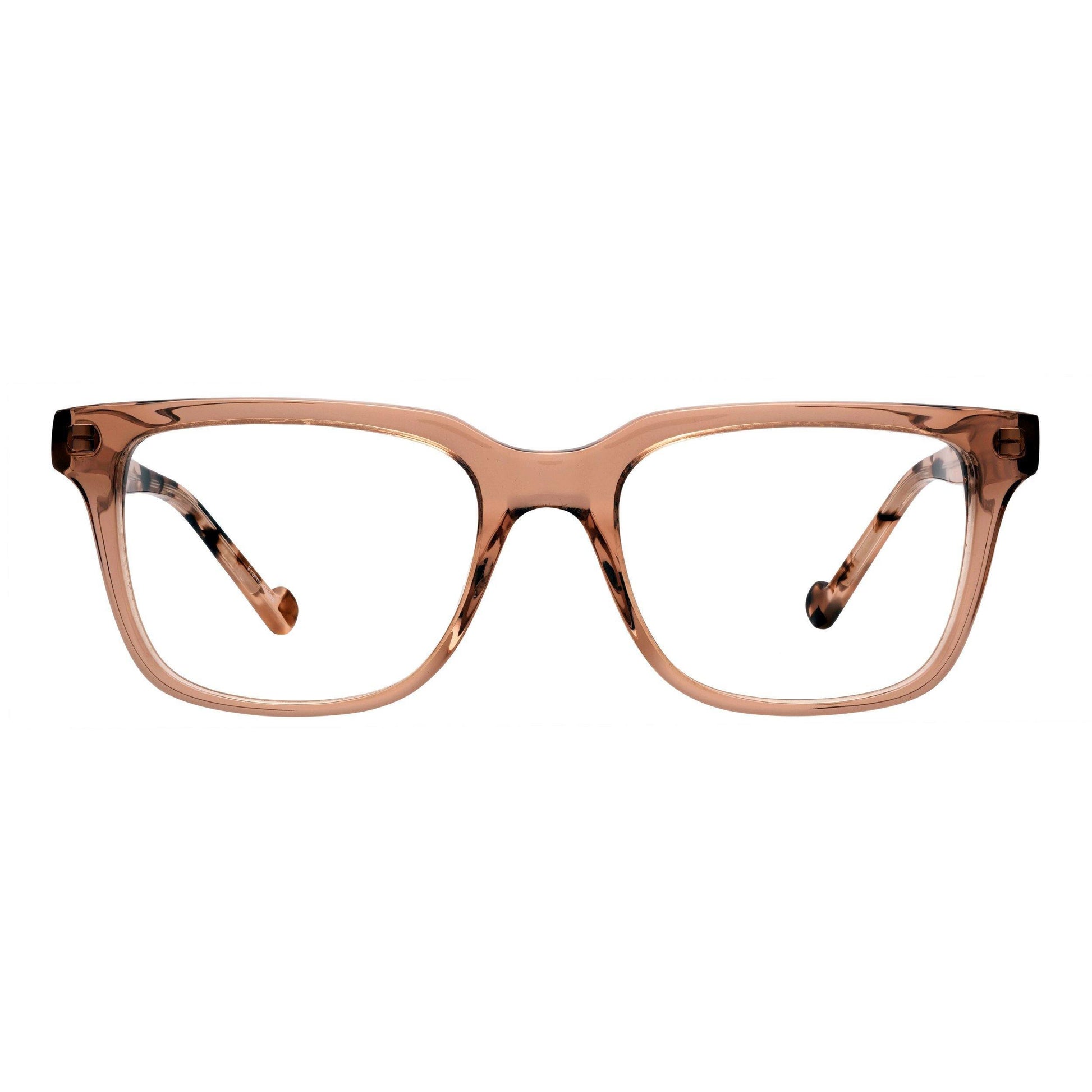 Best Quality Computer Glasses - Oversized Transparent Frames-Blush