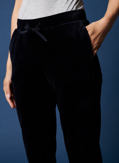 Velour Drawstring Jogger - BOTTOMS - Majestic Filatures North America