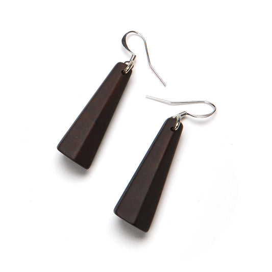 Matte Drop Earring Bark