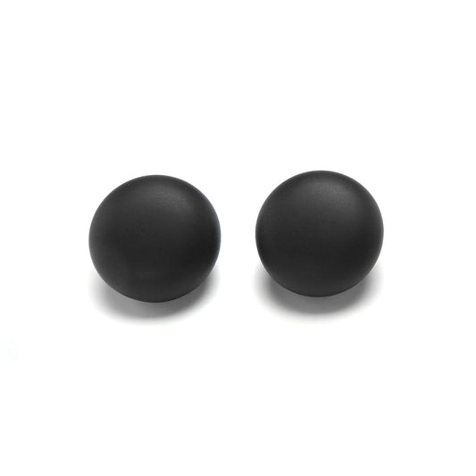 Mollie Barile Clip Earring Matte Black