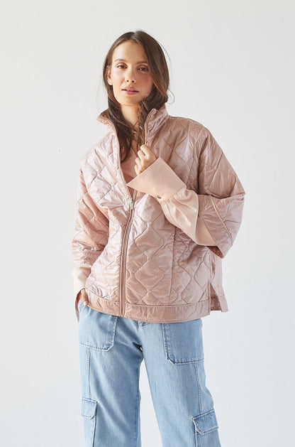 Ruby Quilted Modern Cape