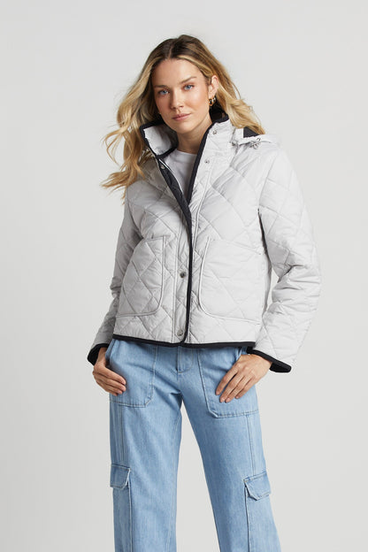 Shelby Short Quilted Hooded Jacket