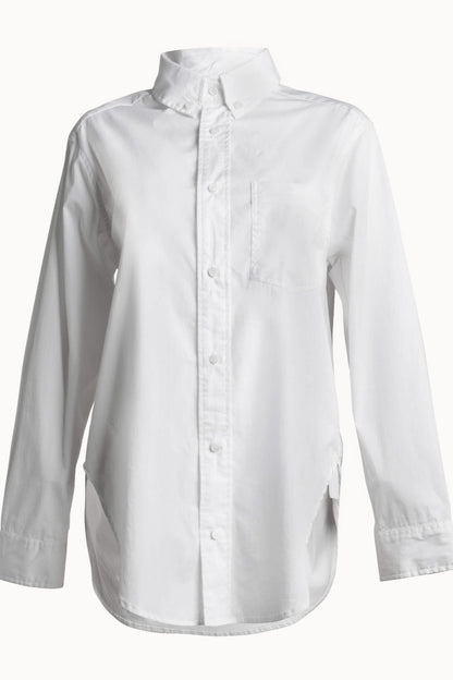 Kean Boyfriend Solid Button Down Shirt