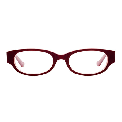 Women's Reading Glasses- Wine White