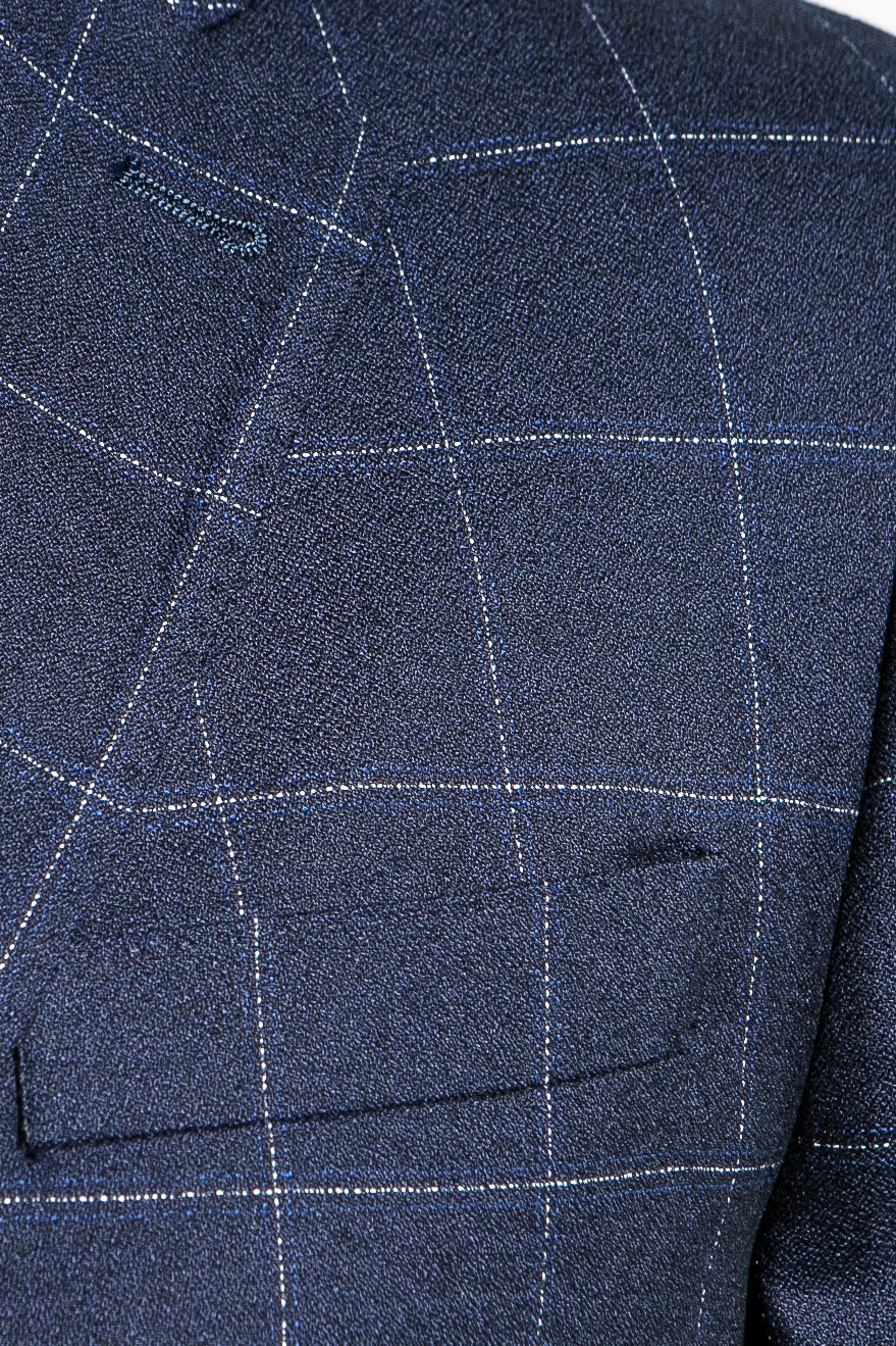 Turner Navy Windowpane Blazer - 7 Downie St.®