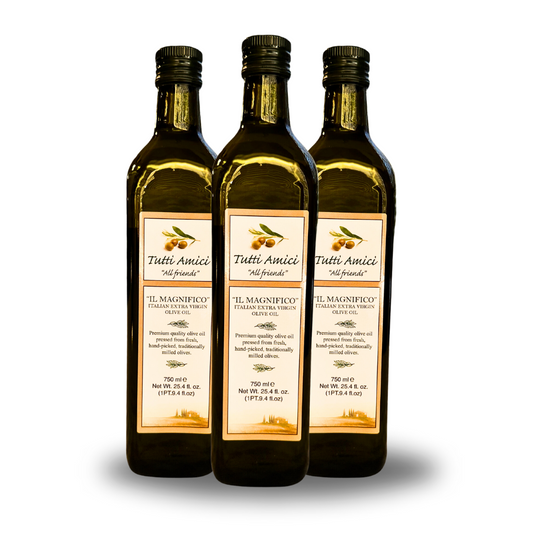 3 Bottles Of Tutti Amici Olive Oil