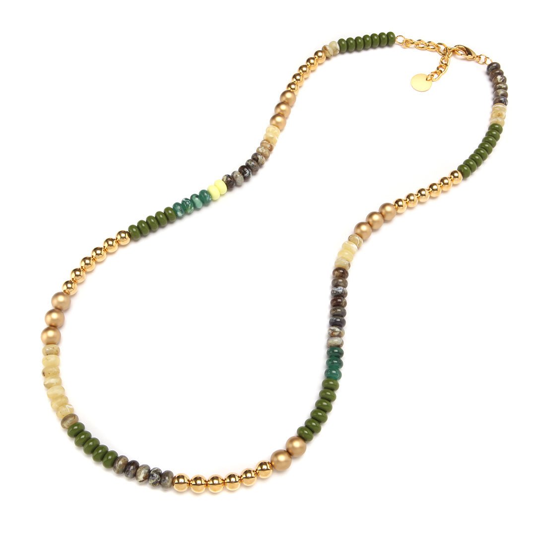 Amelia Necklace Cactus - PONO - Banebrook Collections