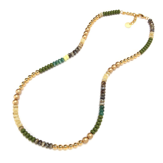 Amelia Necklace Cactus - PONO - Banebrook Collections