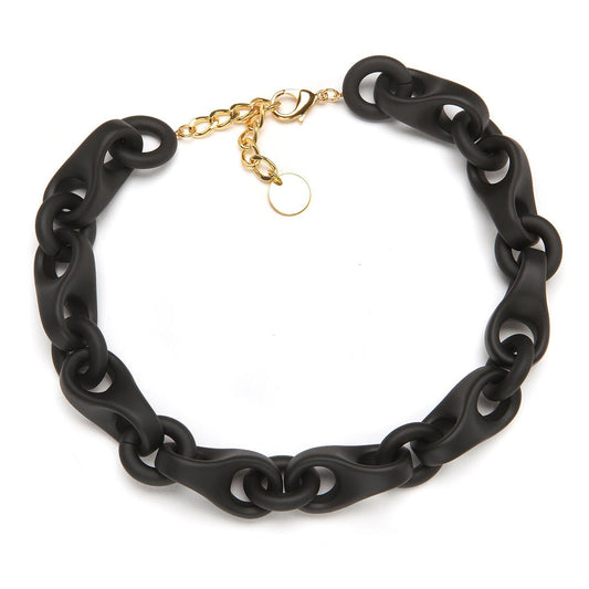 Audrey Barile Necklace Matte Black - PONO - Banebrook Collections