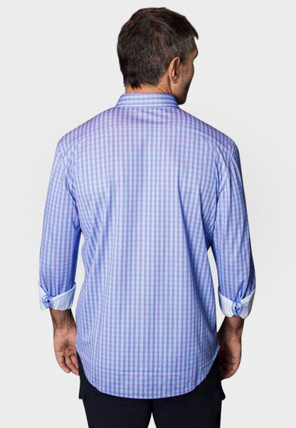 Avant Check Long Sleeve Tech Shirt - BUKI - Banebrook Collections