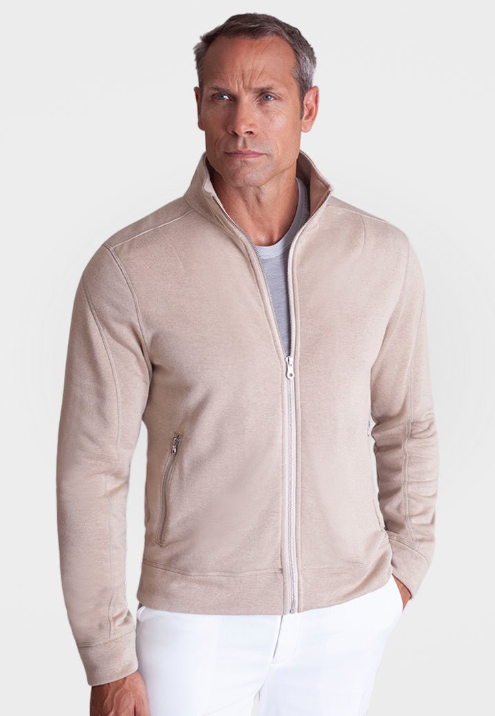 Breckenridge Full - Zip Sweatshirt Camel - BUKI - Banebrook Collections