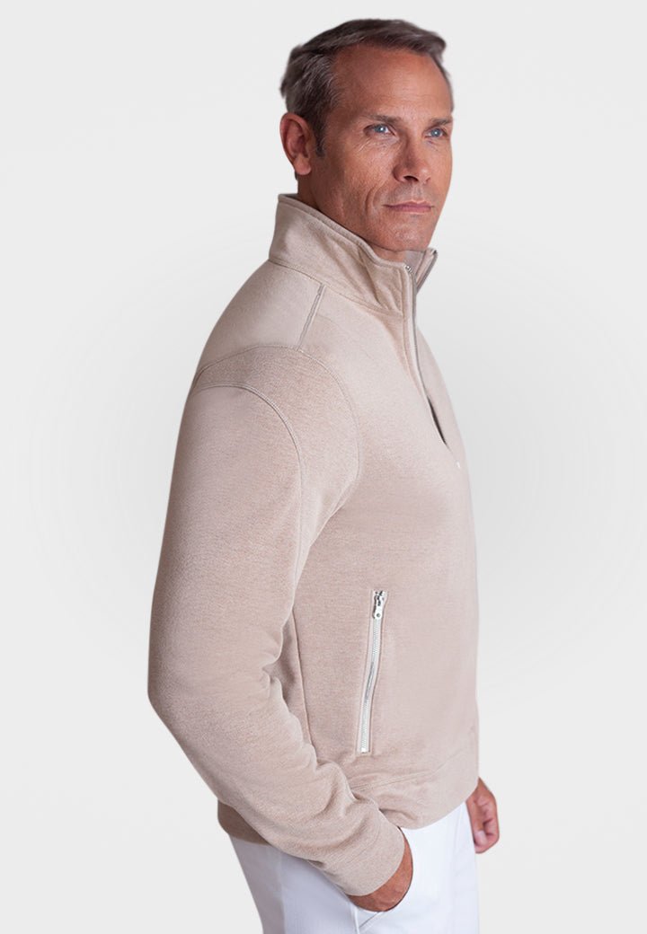 Breckenridge Full - Zip Sweatshirt Camel - BUKI - Banebrook Collections