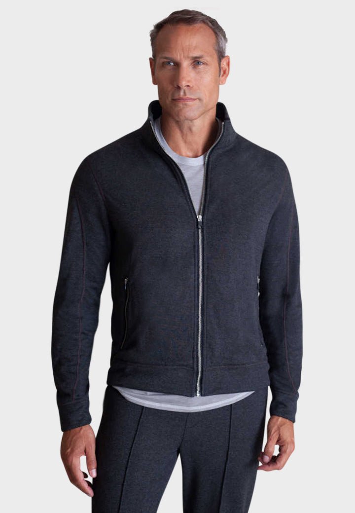 Breckenridge Full - Zip Sweatshirt - Charcoal Grey - BUKI - Banebrook Collections