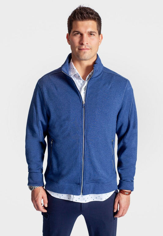 Breckenridge Full - Zip Sweatshirt Tokyo Blue - BUKI - Banebrook Collections