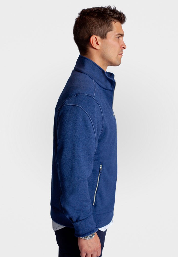 Breckenridge Full - Zip Sweatshirt Tokyo Blue - BUKI - Banebrook Collections