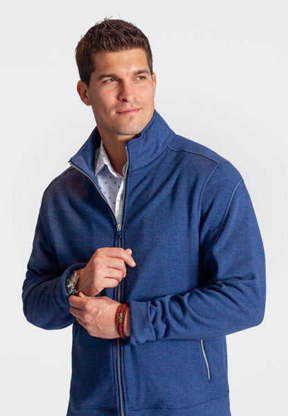 Breckenridge Full - Zip Sweatshirt Tokyo Blue - BUKI - Banebrook Collections