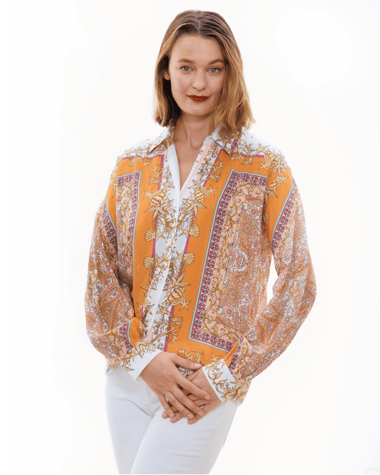 Buckhead Boxy Top Engineered Print - DIZZY LIZZIE - Banebrook Collections