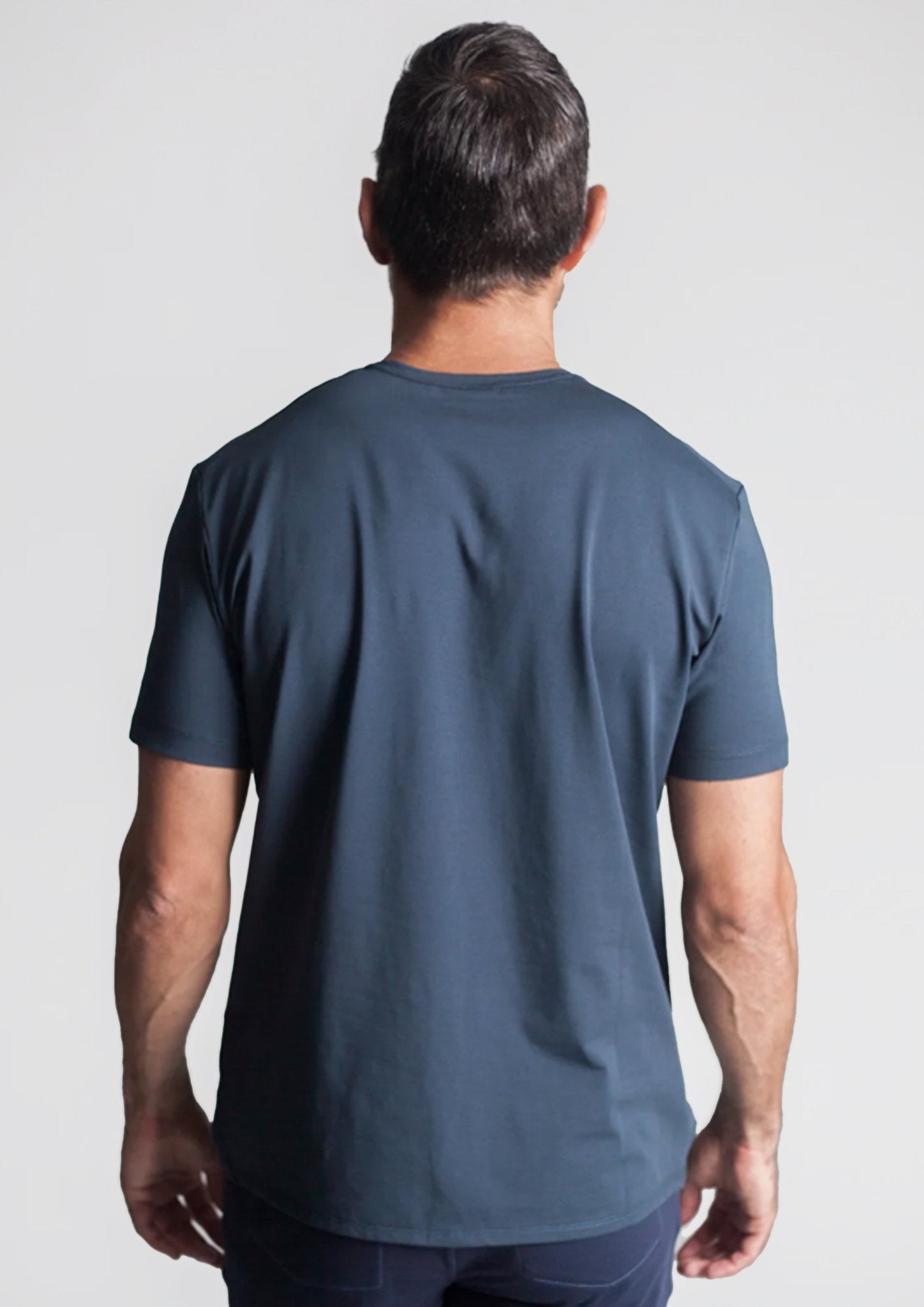 Buki + Cinqo Crew Neck T-Shirt Blue Night - BUKI - Banebrook Collections