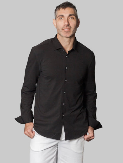 Buki + Cinqo 'Single Shot' Long Sleeve Shirt Black - BUKI - Banebrook Collections