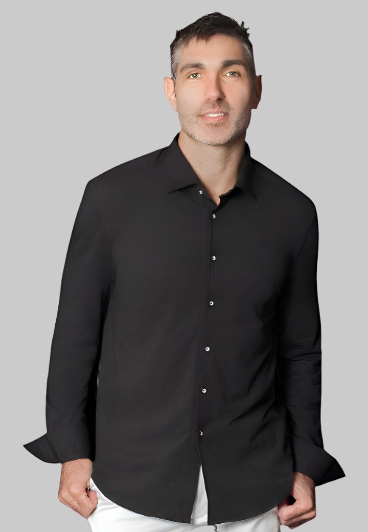 Buki + Cinqo 'Single Shot' Long Sleeve Shirt Black - BUKI - Banebrook Collections