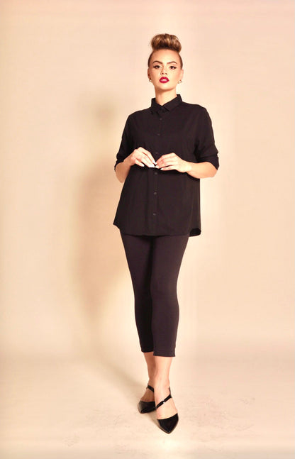 Buki + Cinqo Single Shot Shirt - Black - BUKI - Banebrook Collections