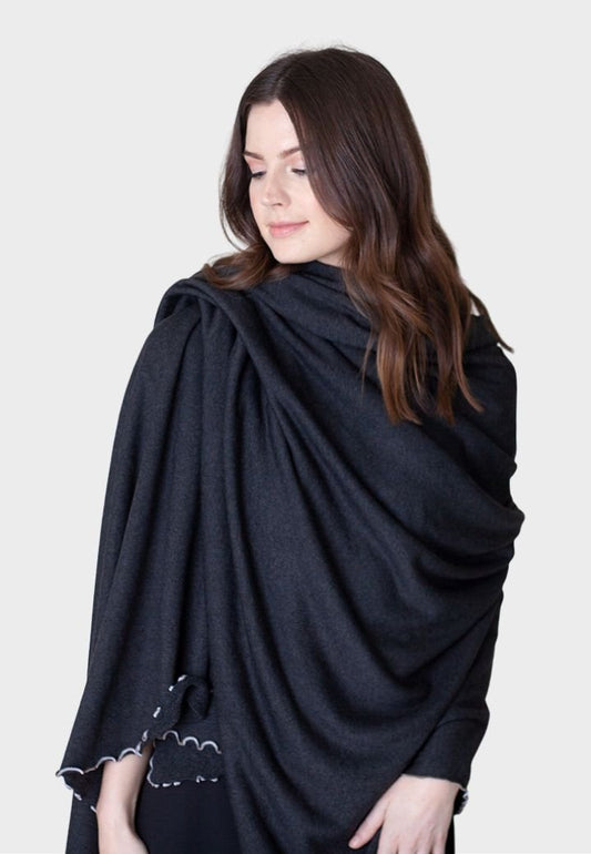 Buki Travel Wrap - Charcoal Grey - BUKI - Banebrook Collections