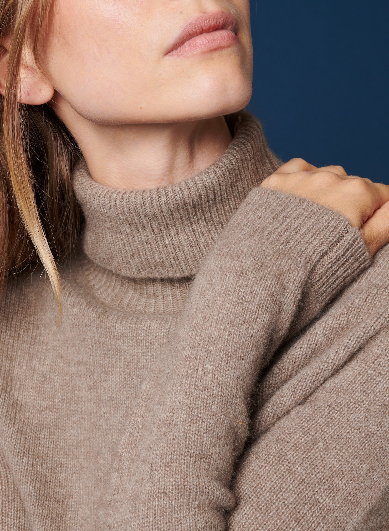 Cashmere Long Sleeve Turtleneck - MAJESTIC FILATURES - Banebrook Collections