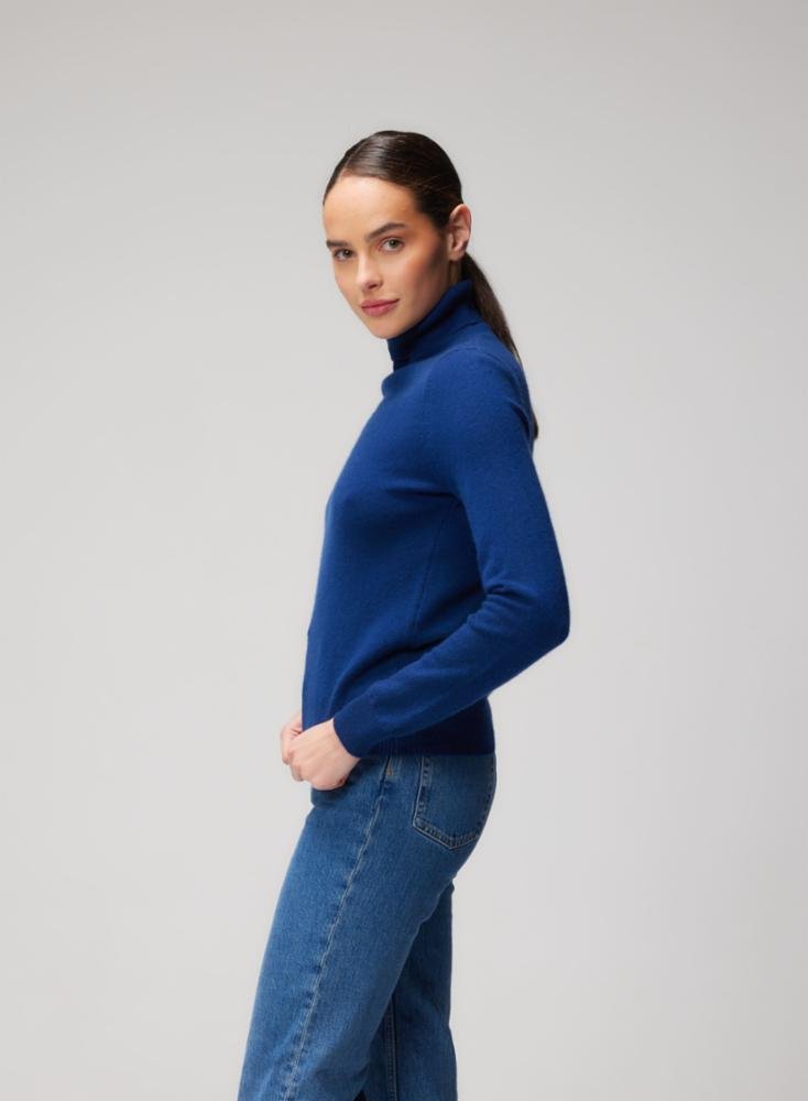 Cashmere Long Sleeve Turtleneck - MAJESTIC FILATURES - Banebrook Collections