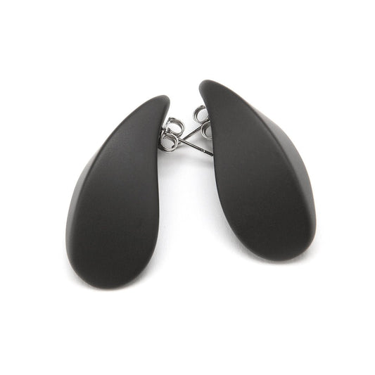 Christie Barile Earring Matte Black - PONO - Banebrook Collections